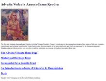 Tablet Screenshot of lists.advaita-vedanta.org